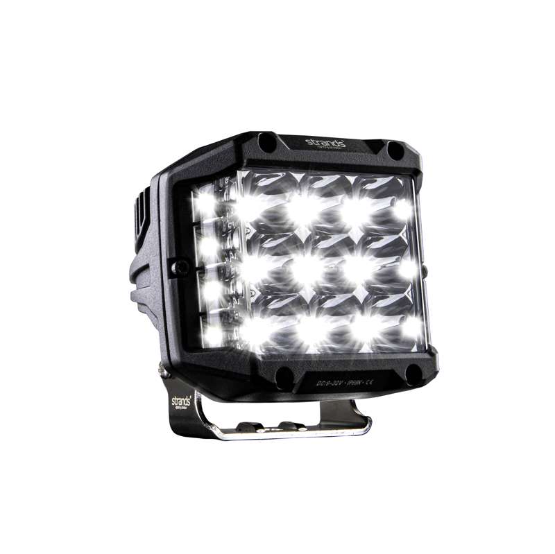 LED rampe Strands Lighting Division Side Shooter XL 5″ 4548 lm – 140° combo kompakt – emballage og indhold