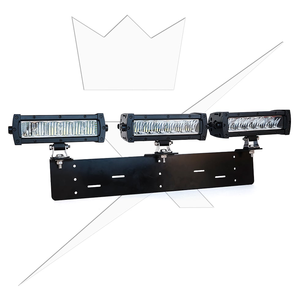 LED-rampepakke Triple X6 - 129,6 W - Produkt set fra siden | LUXTAR