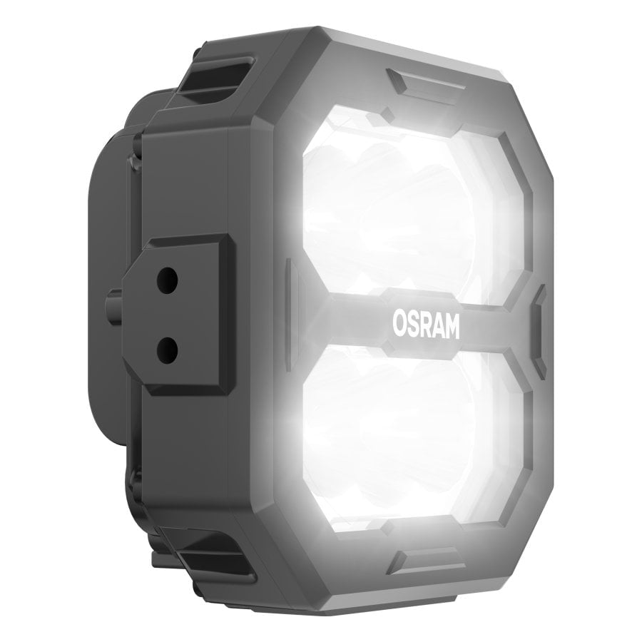 sidebillede, der viser profil og design af LEDriving Work Light Cube PX1500 Spot – OSRAM