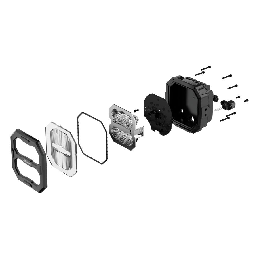 billede, der viser brug af LED-kørearbejdslys Cube PX1500 Ultra Wide - OSRAM
