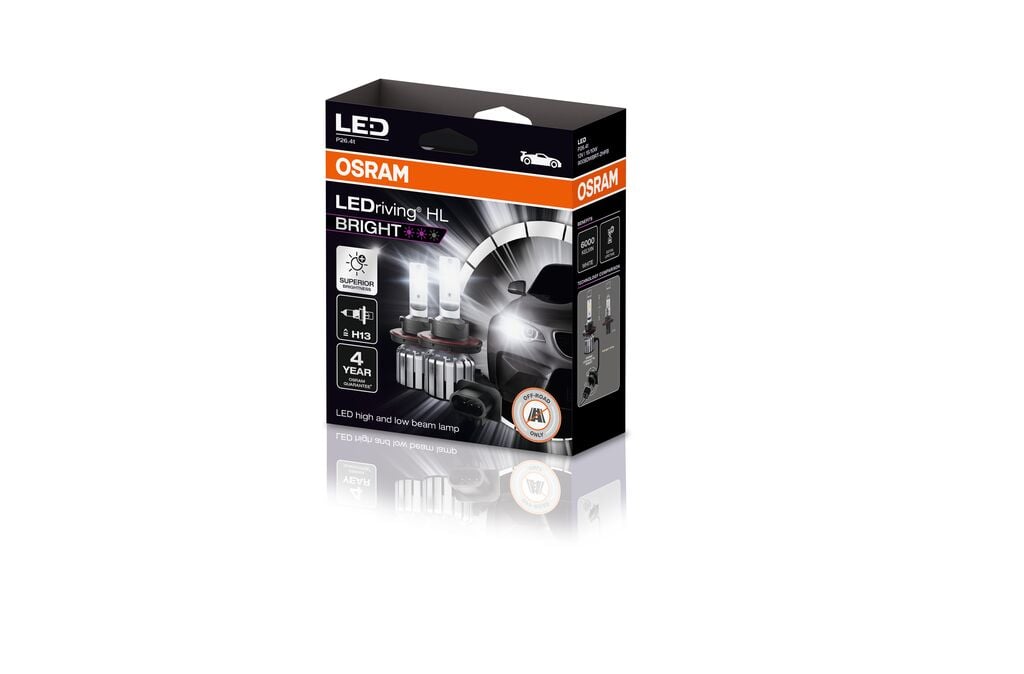 billede, der viser brugen af LEDriving HL BRIGHT H13 – OSRAM