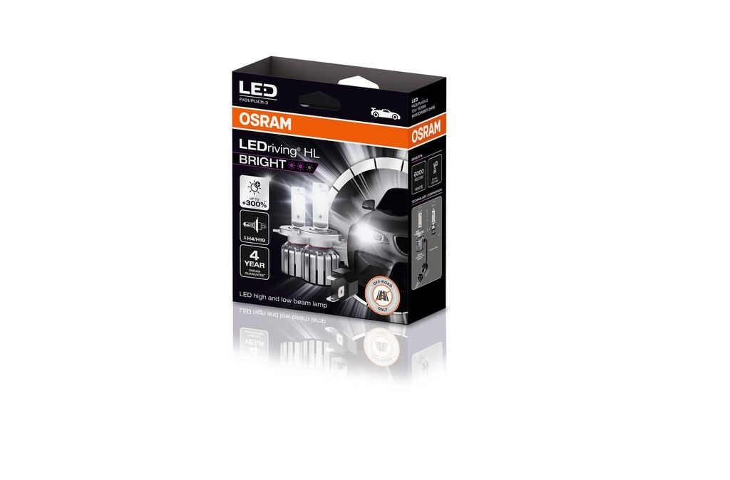 LEDriving HL BRIGHT H4/H19 – i brug | OSRAM