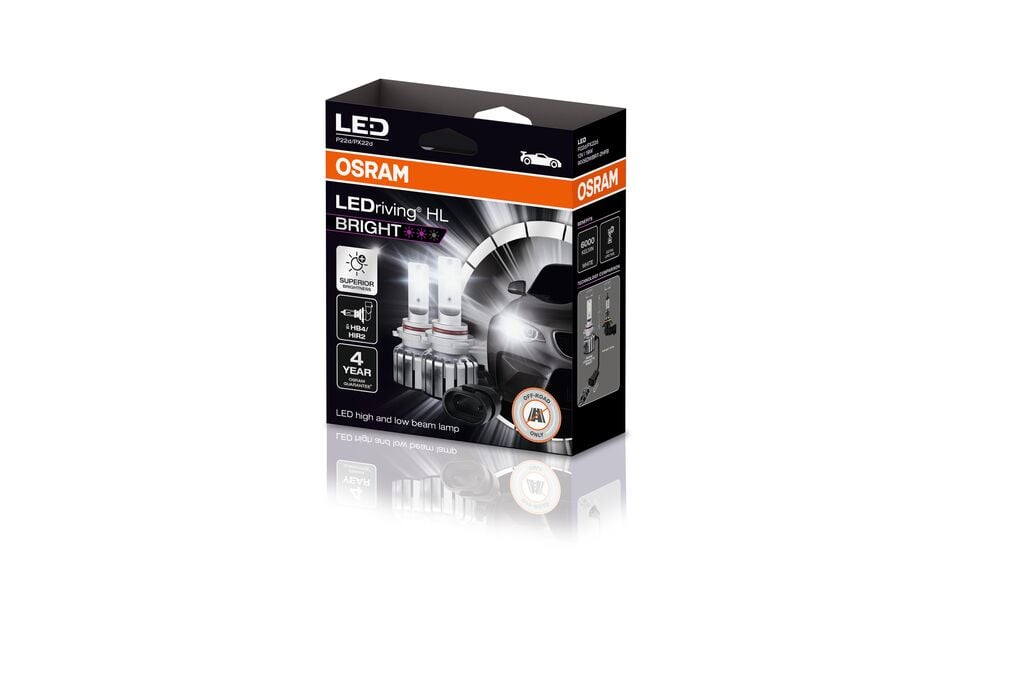 billede, der viser brugen af LEDriving HL BRIGHT HB4/HIR2 - OSRAM