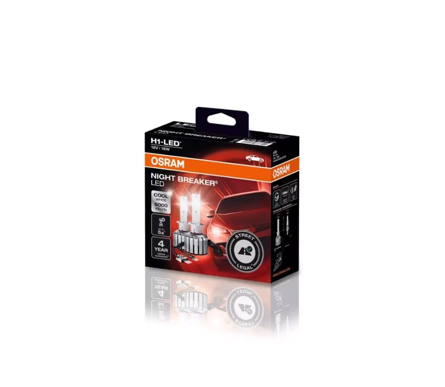 installationsvisning til LEDriving HL Street Legal H1 - OSRAM