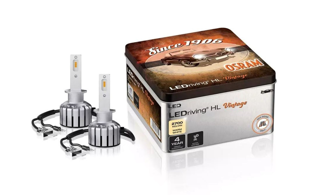 LEDriving HL VINTAGE H1 – produktbillede forfra | OSRAM