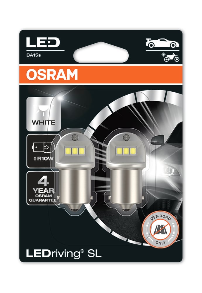 LED drivende LED-lampe SL R10W – produktbillede forfra | OSRAM