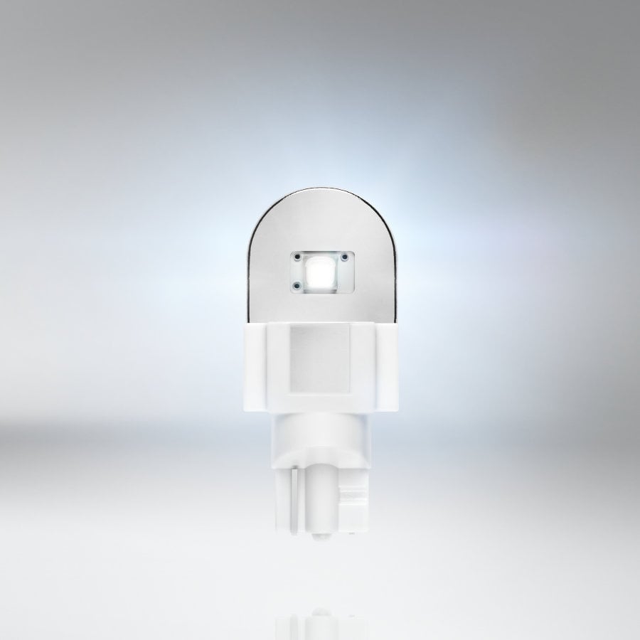 LEDkørende LED-lampe SL W16W – T15 – Hvid – nærbillede detaljer | OSRAM