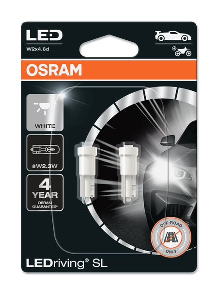LEDriving® LEDlampa SL W2.3W – 25 lm – 0,25W – OSRAM - Carlevel - Halvljus & helljus bil