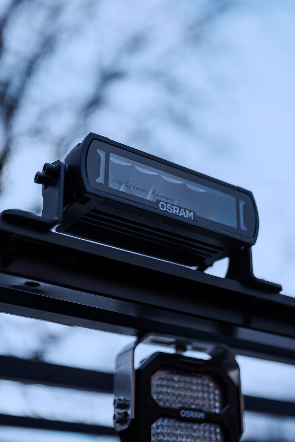 sidebillede, der viser profil og design af LEDriving LIGHTBAR FX125 – SP GEN 2 – SPOT – OSRAM