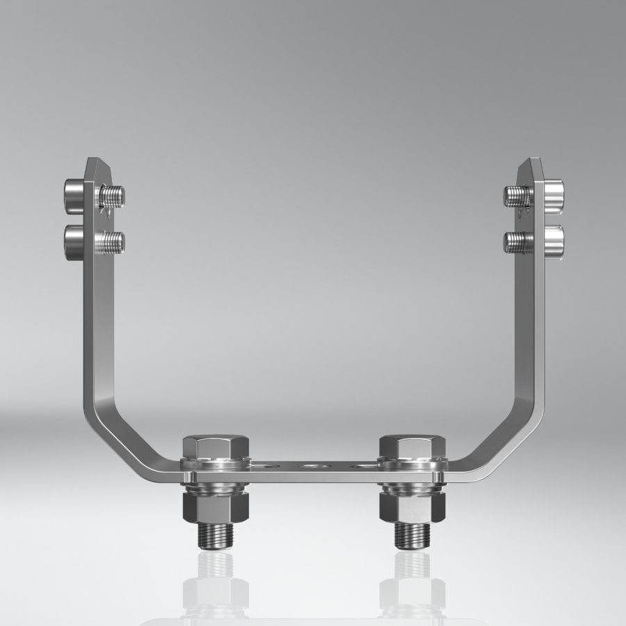 nærbillede af detaljer og materialer i LEDriving monteringssæt PX - Series Heavy Duty - OSRAM