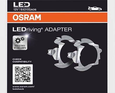 LEDriving Street Legal Adapter A06 - emballage og indhold | OSRAM