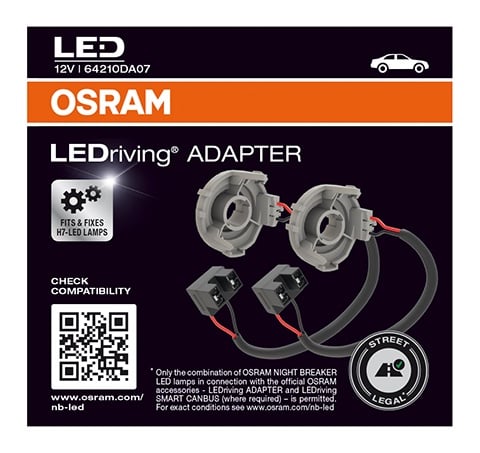 LEDriving Street Legal Adapter A07 - i brug | OSRAM