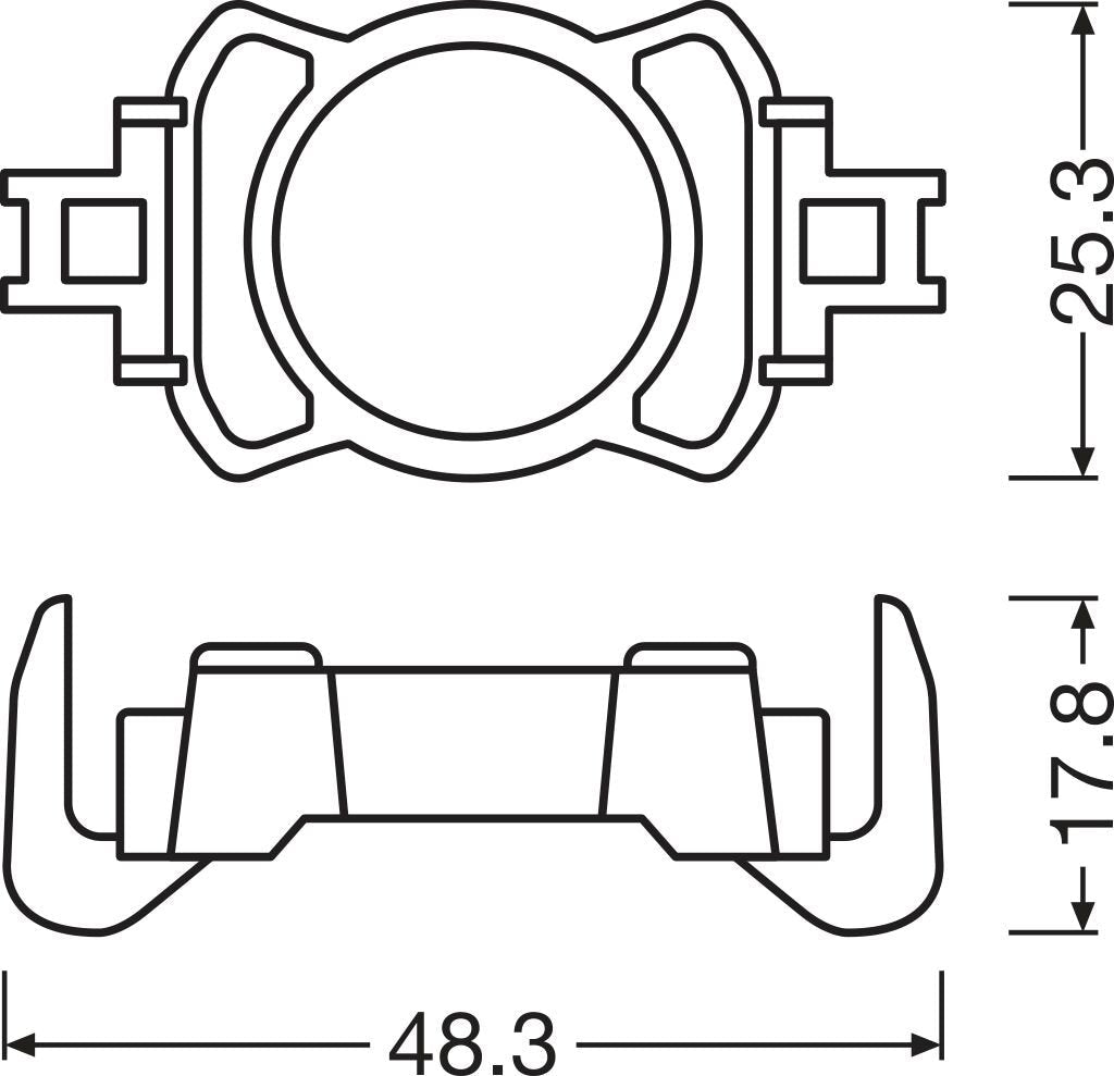 LEDriving Street Legal Adapter A10 - i brug | OSRAM