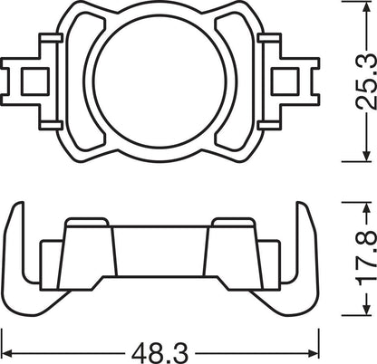 LEDriving Street Legal Adapter A10 - i brug | OSRAM