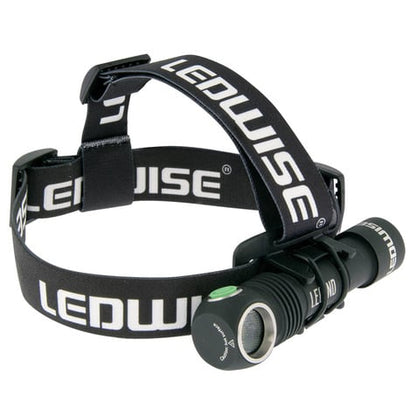produktbillede fra forsiden viser Ledwise Legend lommelygte Kold – Hvid – LEDWISE
