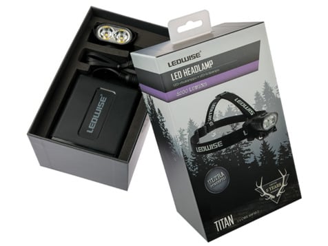 supplerende produktbillede af Ledwise Legend Titanium pandelampe – LEDWISE