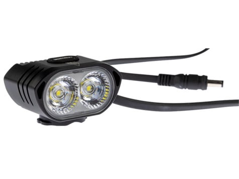sidebillede, der viser profil og design af Ledwise Legend Titanium pandelampe - LEDWISE