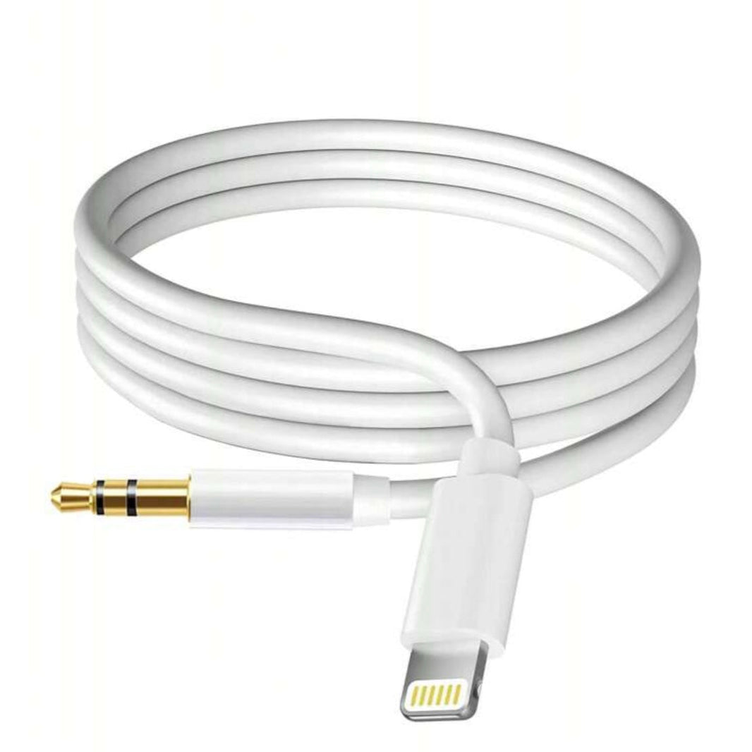 Lyn til AUX lydkabel 100 cm - Kompatibel med iPhone - Carlevel - 