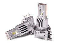 LED-lampe H15 Skywarp – 4500 lm (High Beam) / 2100 lm (DRL) – 45W (High Beam) / 20W (DRL) – LUXTAR – produktbillede forfra