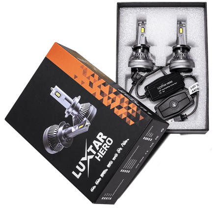 HERO H1 - 4.400 lm - 58 W - produktbillede forfra | LUXTAR