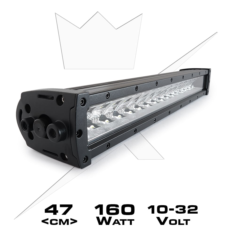 LED rampe X16 – Spot 47 cm – 120 W – nærbillede detaljer | LUXTAR