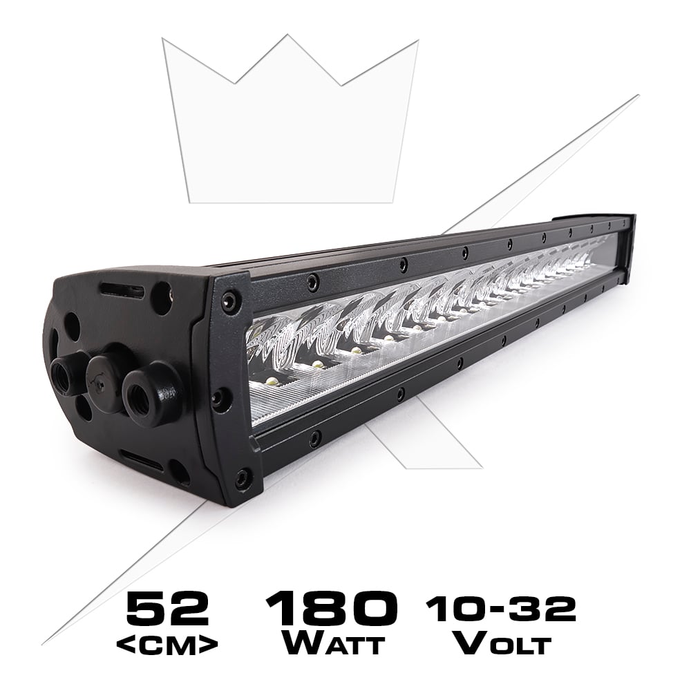 LED rampe X18 – Spot 52 cm – 132 W – nærbillede detaljer | LUXTAR