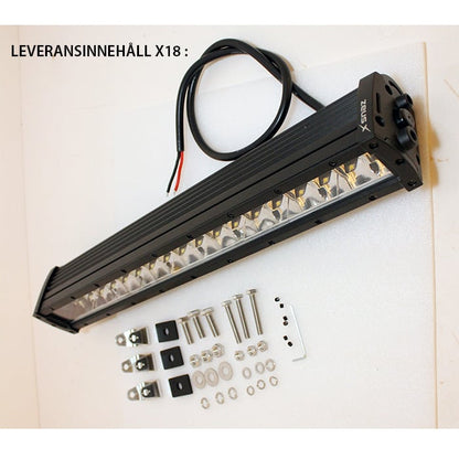 LED-rampe X18 – Spot 52 cm – 132 W – supplerende visning | LUXTAR