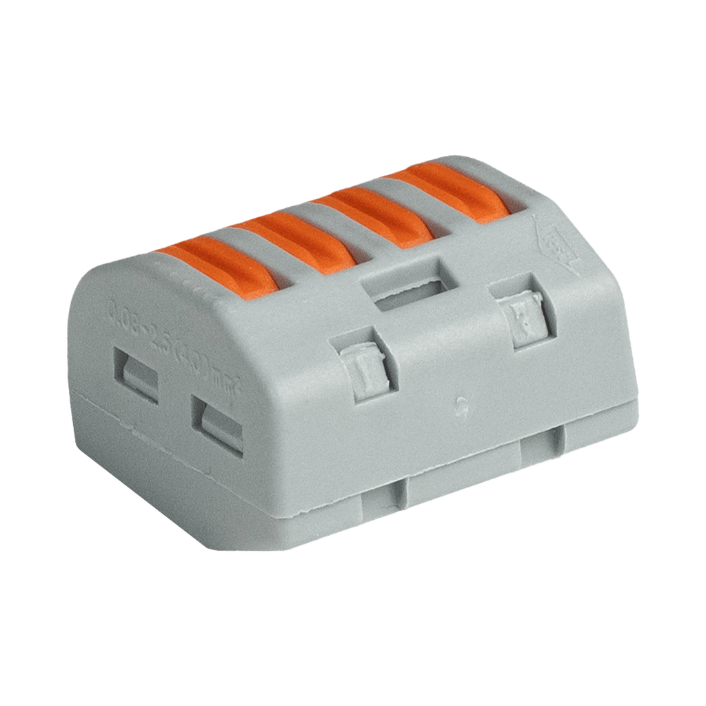 Lever Nut Wire Connector – 4 Port – LXPCT-214 – LUXTAR – närbild detaljer | LUXTAR