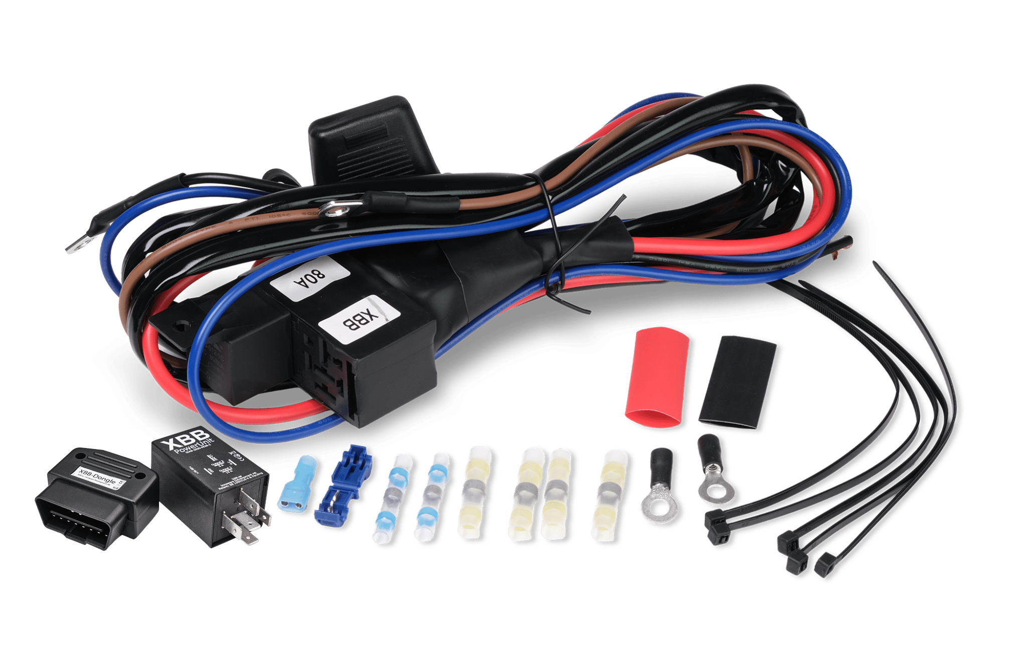 Luxtar Master & Slave x1 + XBB PowerUnit & Dongle - produktbillede forfra | XBB