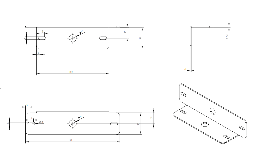 OptiFlux – Beslag til 6 LED – LUXTAR – extrabild | LUXTAR