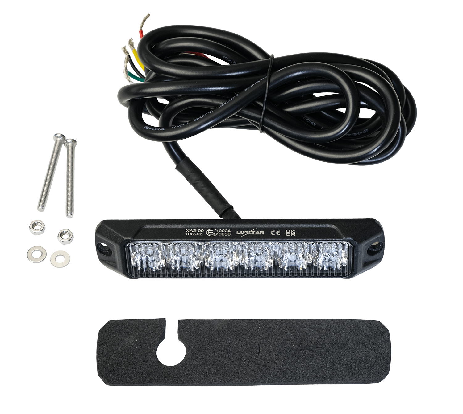OptiFlux – Advarselslys – Amber 6 LED – 2026-10-30 00:00:00 – IP67, IP69K – LUXTAR – alternativ visning | LUXTAR