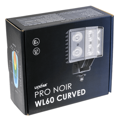 alternativ vinkel på Arbetsljus PRO Noir WL60 Curved – 60W – LUXTAR