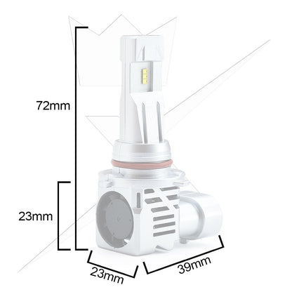 ® Q1 LED 9005 – 25W – 9-32V DC – LUXTAR – emballage og indhold | LUXTAR