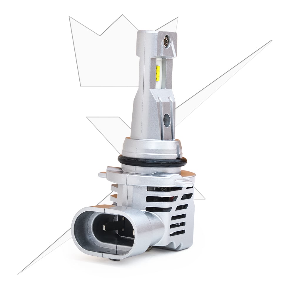 ® Q1 LED 9006 – 25W – 9-32V DC – LUXTAR – produkt set fra siden | LUXTAR