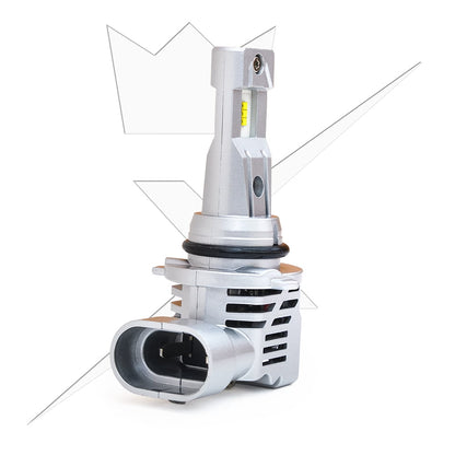 ® Q1 LED 9006 – 25W – 9-32V DC – LUXTAR – produkt set fra siden | LUXTAR