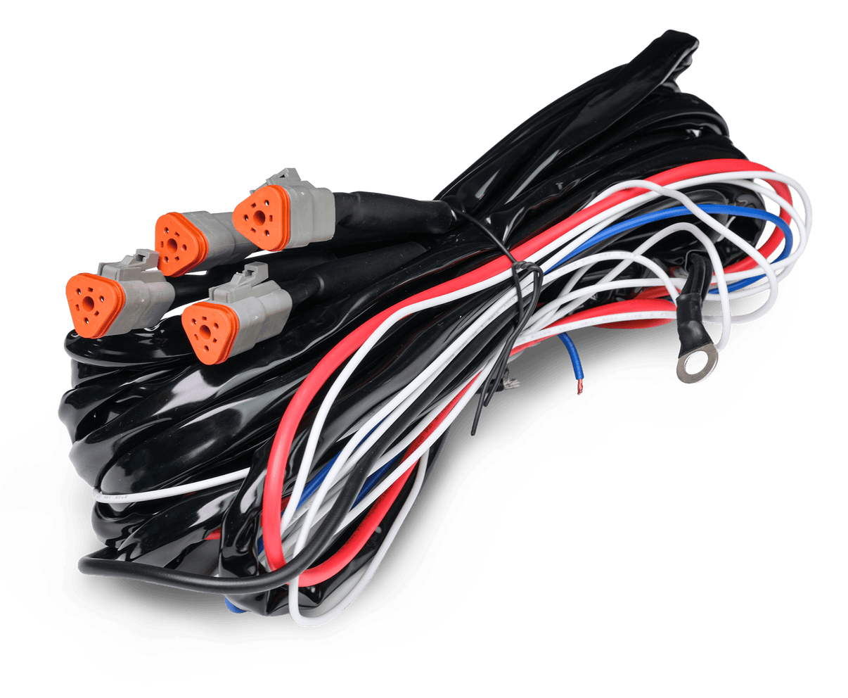 Relækabelsæt DT-3 X4 – 12V – 80A Relæ – LUXTAR – produktbillede forfra | LUXTAR