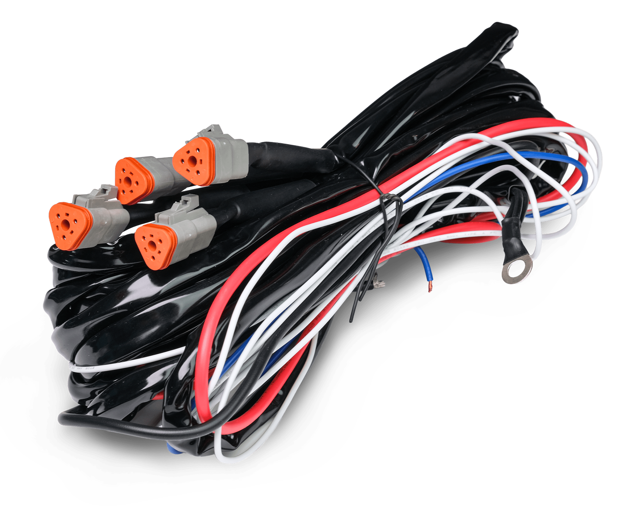 Relækabelsæt DT-3 X4 – 12V – 80A Relæ – LUXTAR – produktbillede forfra | LUXTAR