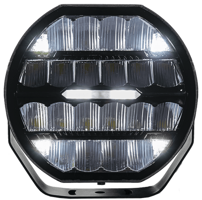 LED ekstra lys Stellar Sort RAD2 >>CANBUS<< – 12.200 lm – 16.480 lm – LUXTAR – produkt set fra siden | LUXTAR