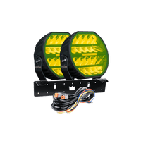 LED-tillægslys Stellar Sort RAD2 – Gul – 12.200 lm – 16.480 lm – LUXTAR – produktbillede forfra | LUXTAR