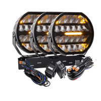LED ekstra lys Stellar Sort RAD3 >>CANBUS<< – 12.200 lm – 16.480 lm – LUXTAR – produktbillede forfra | LUXTAR