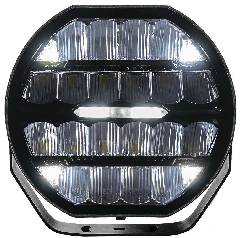 LED ekstra lys Stellar Sort RAD3 >>CANBUS<< – 12.200 lm – 16.480 lm – LUXTAR – produkt set fra siden | LUXTAR