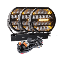 LED ekstralys Stellar Black RAD3 – 12.200 lm – 16.480 lm – LUXTAR – produktbillede forfra | LUXTAR