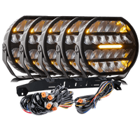 LED ekstralys Stellar Black RAD5 – 12.200 lm – 16.480 lm – LUXTAR – produktbillede forfra | LUXTAR