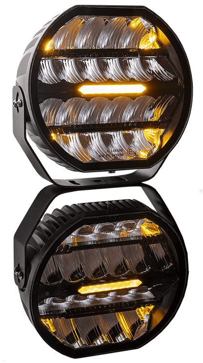 Luxtar Stellar Dynamic 9" Sort - Carlevel - Ekstra lys til bil