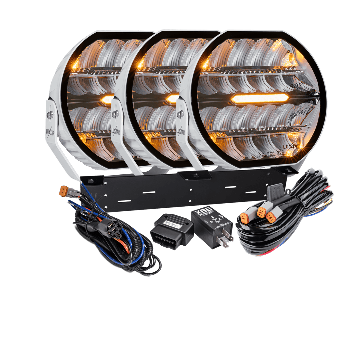 LED ekstra lys Stellar White RAD3 >>CANBUS<< – 12.200 lm – 16.480 lm – LUXTAR – produktbillede forfra | LUXTAR