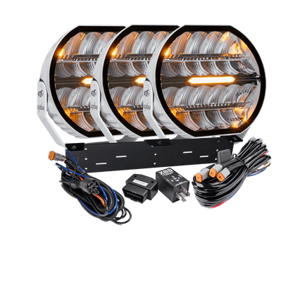 LED ekstra lys Stellar White RAD3 >>CANBUS<< – 12.200 lm – 16.480 lm – LUXTAR – produktbillede forfra | LUXTAR