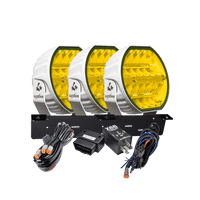 LED ekstra lys Stellar White RAD3 – Gul >>CANBUS<< – 12.200 lm – 16.480 lm – LUXTAR – produktbillede forfra | LUXTAR