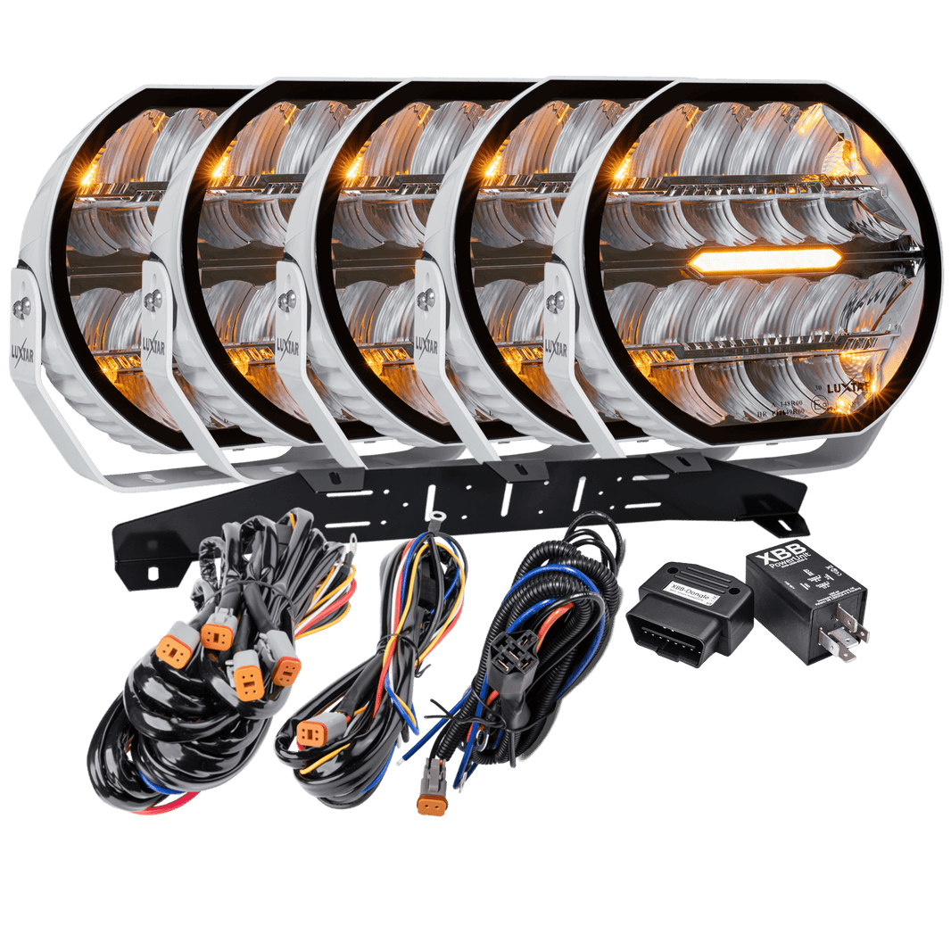 LED-hjælpelys Stellar White RAD5 >>CANBUS<< – 12.200 lm – 16.480 lm – LUXTAR – produktbillede forfra | LUXTAR