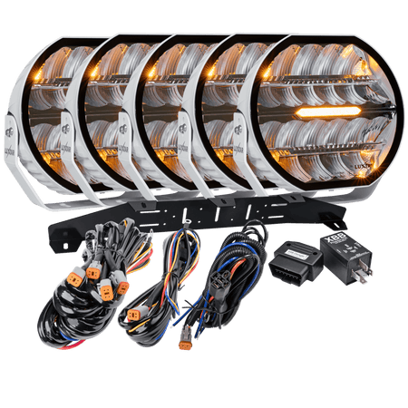 LED-hjælpelys Stellar White RAD5 >>CANBUS<< – 12.200 lm – 16.480 lm – LUXTAR – produktbillede forfra | LUXTAR