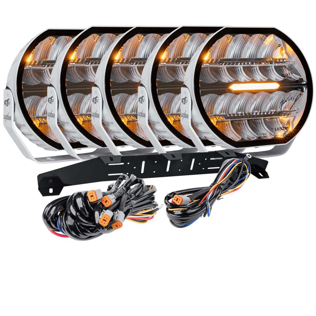 LED ekstralys Stellar White RAD5 – 12.200 lm – 16.480 lm – LUXTAR – produktbillede forfra | LUXTAR